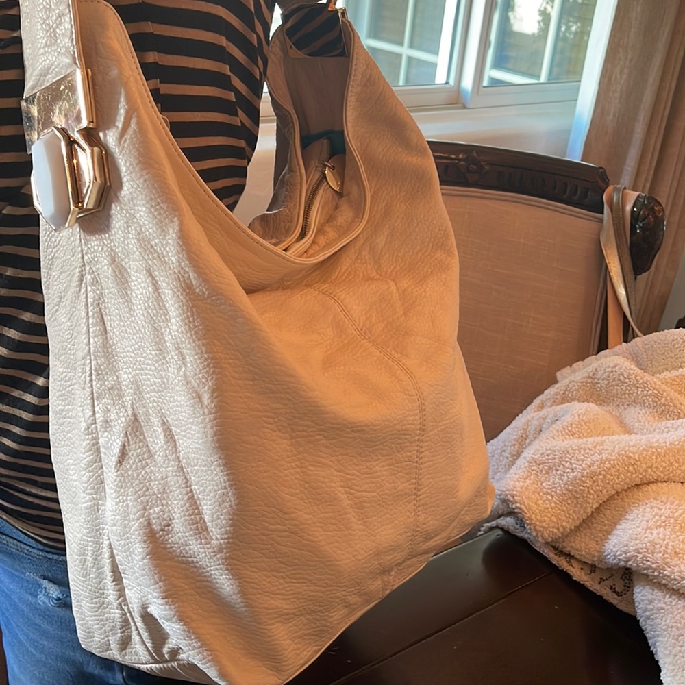 Super soft vegan leather shoulder bag